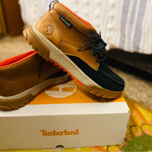 Men Timberland Boulder Trail Chukka Jet Black size 9 - Picture 4 of 4